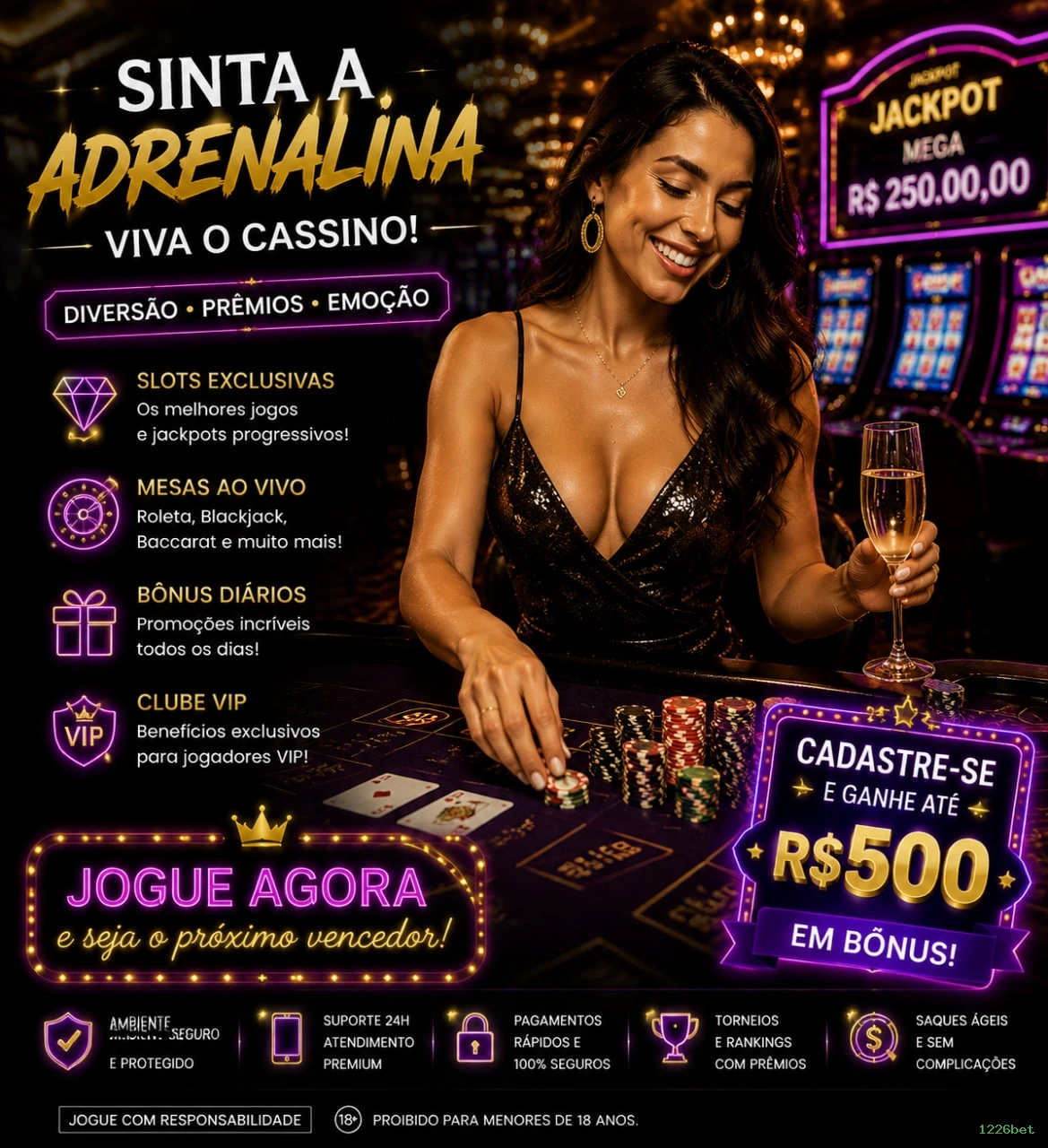 Siga a 1226bet no Facebook